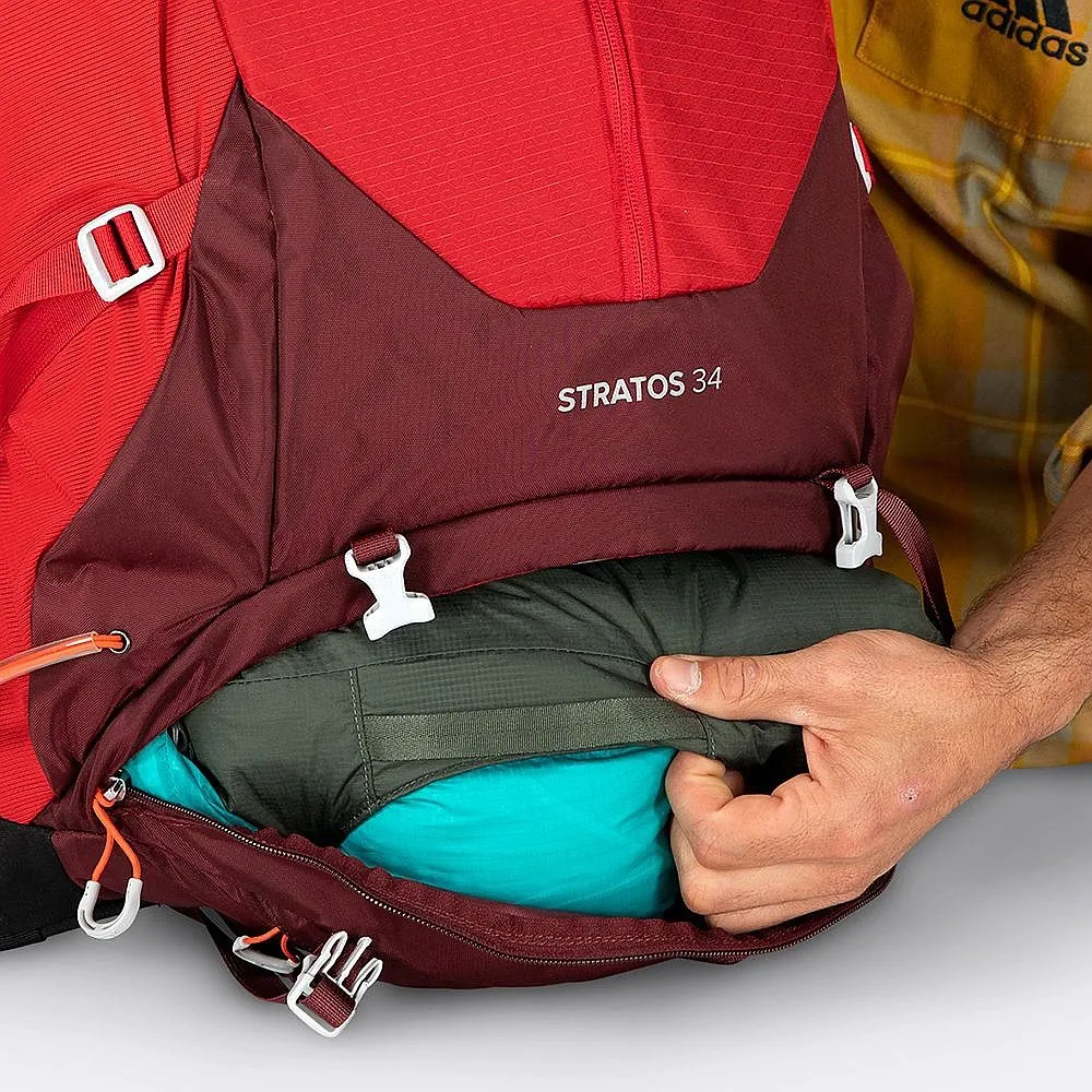 MOCHILA OSPREY STRATOS 34  SMOKE GREY