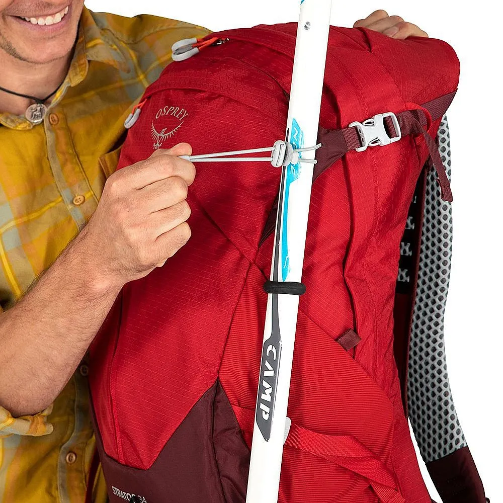 MOCHILA OSPREY STRATOS 34  SMOKE GREY