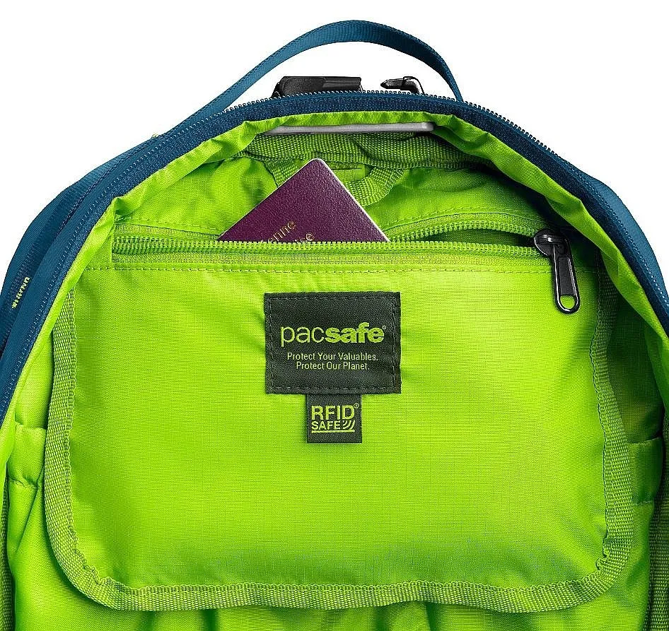 MOCHILA PACSAFE ECO 18  TIDAL TEAL