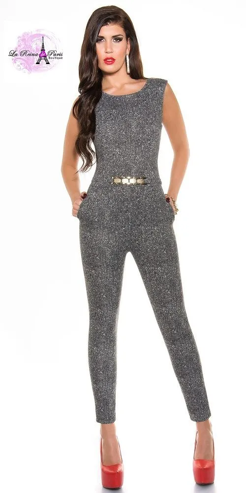 Mono largo entallado look chic