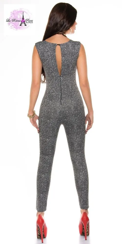 Mono largo entallado look chic