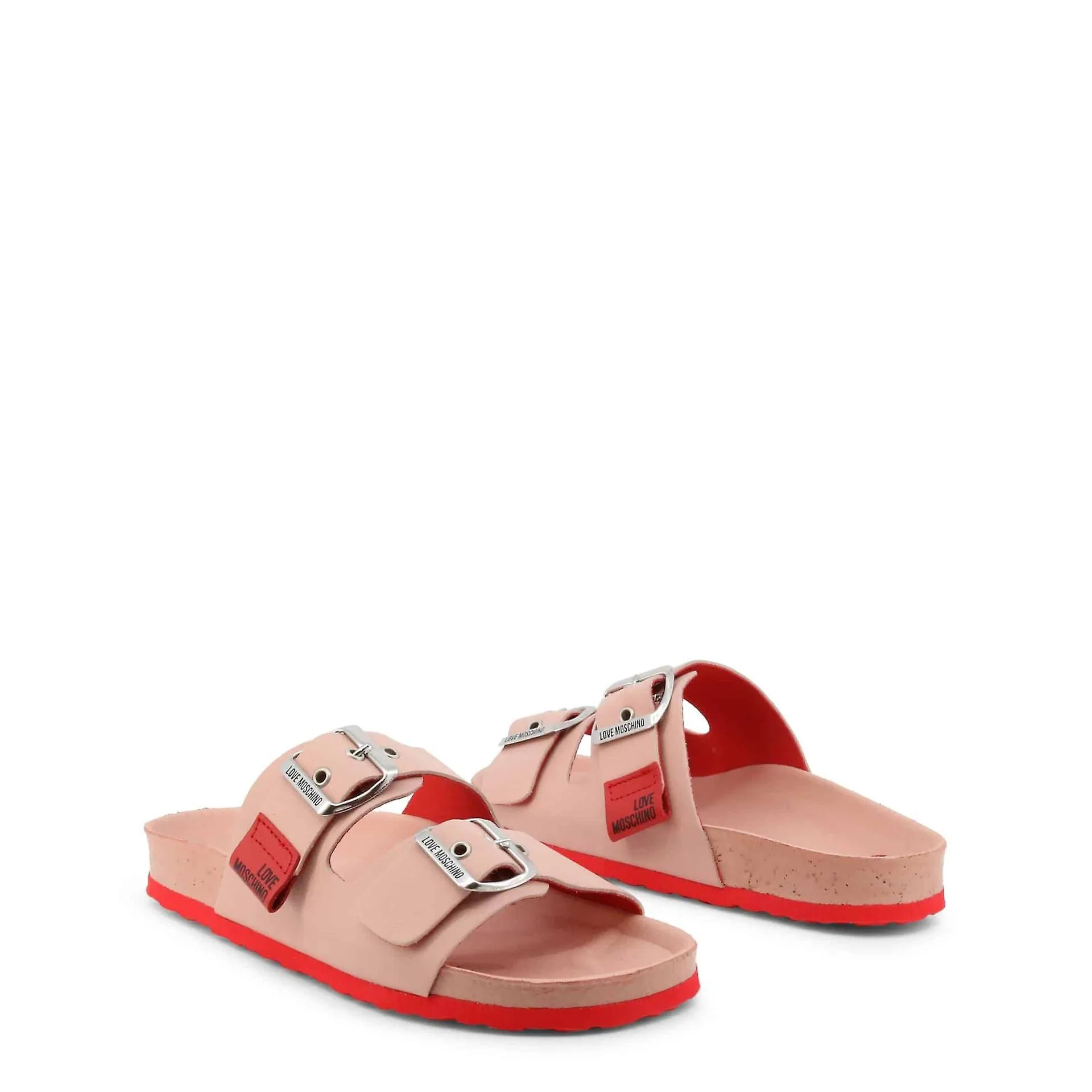 MULE DE PIEL PARA MUJER LOVE MOSCHINO  ROSA
