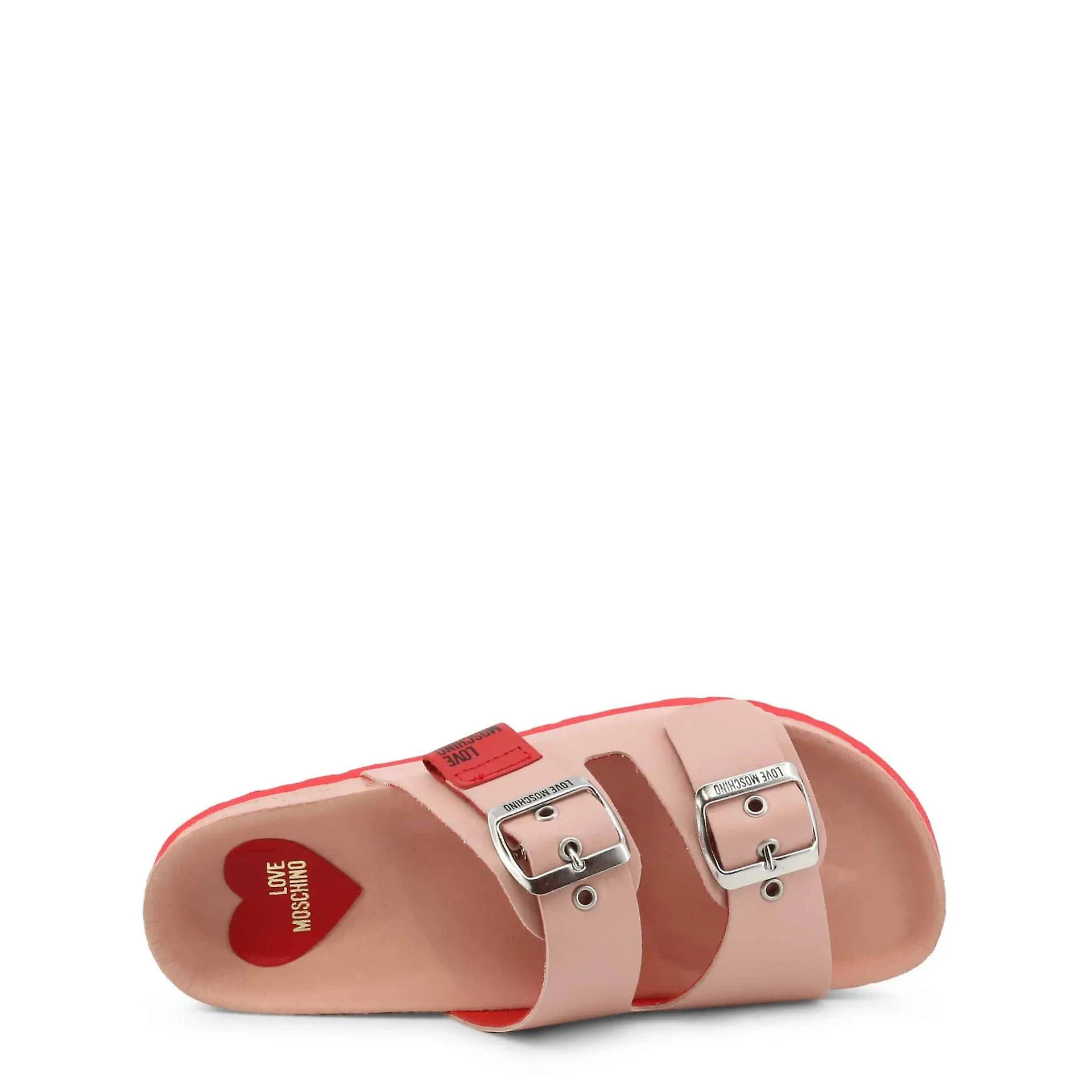 MULE DE PIEL PARA MUJER LOVE MOSCHINO  ROSA