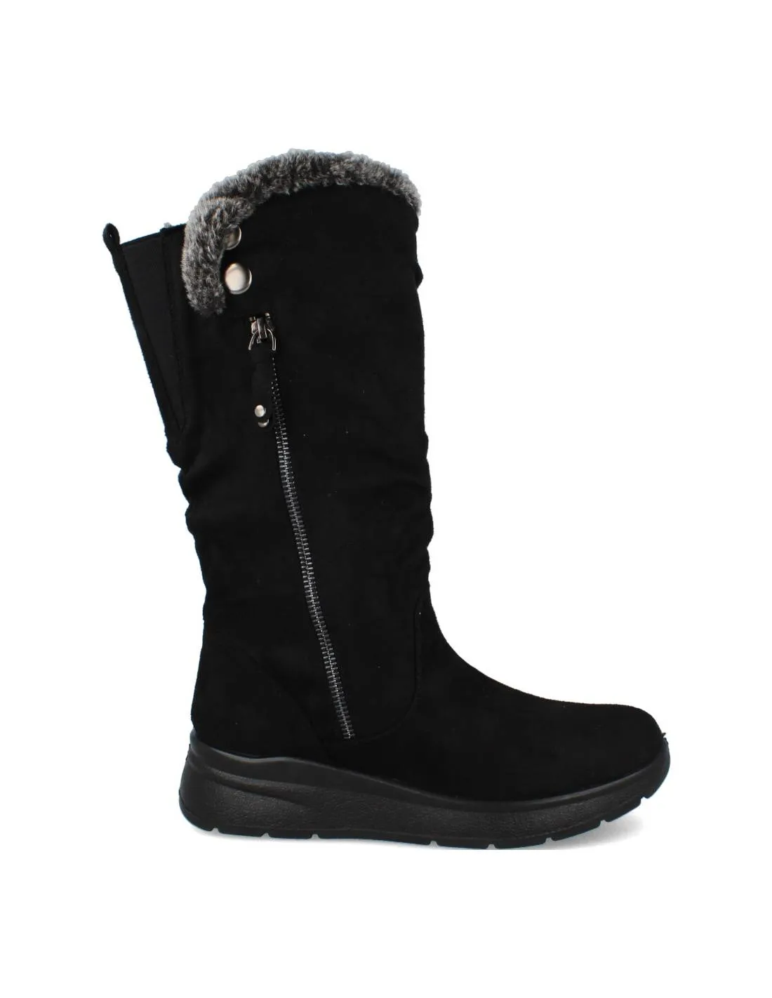 MYSOFT  BOTA MEMORYFOAM CAñA MEDIA WATER REPELLENT NEGRO