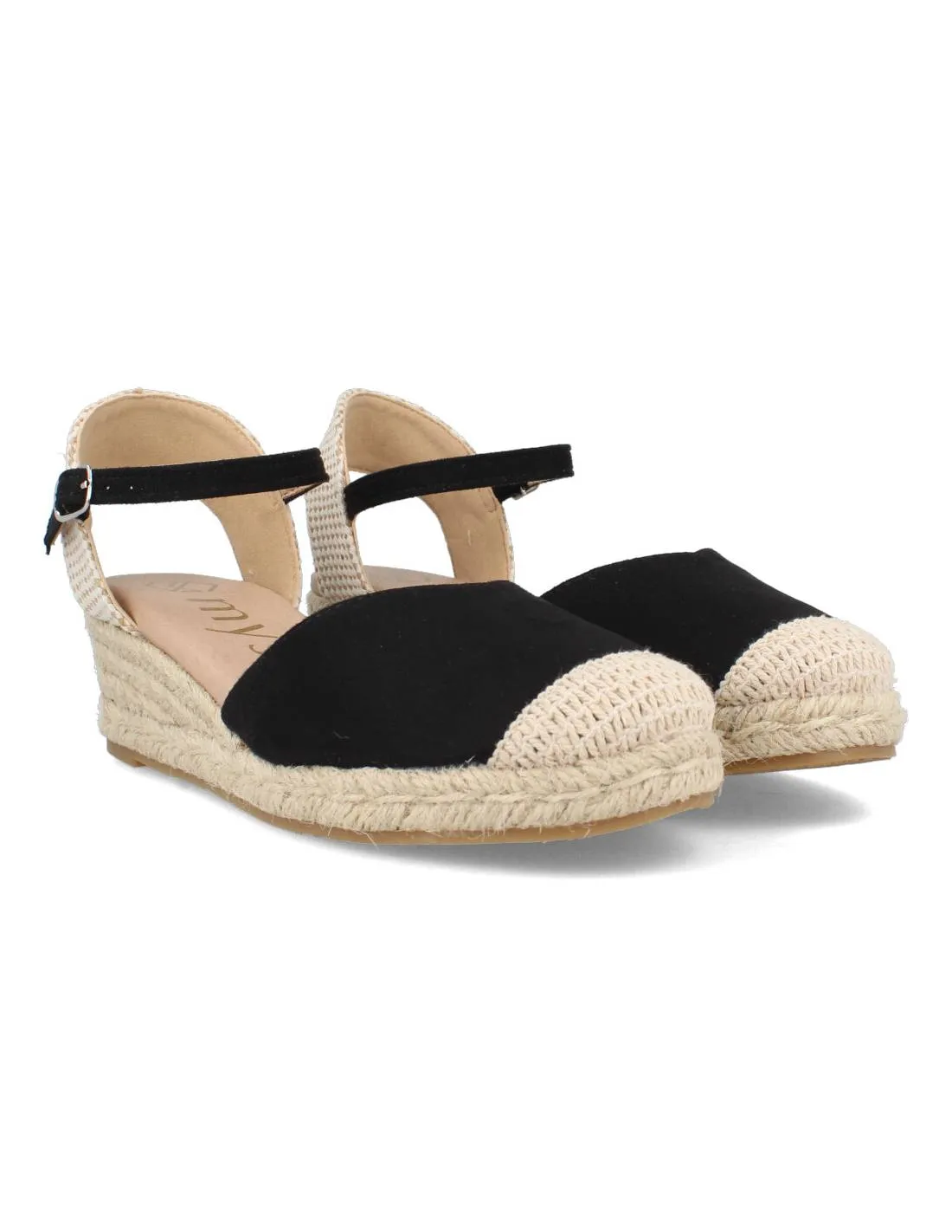 MYSOFT  CUñA BAJA REMONTE HEBILLA NEGRO