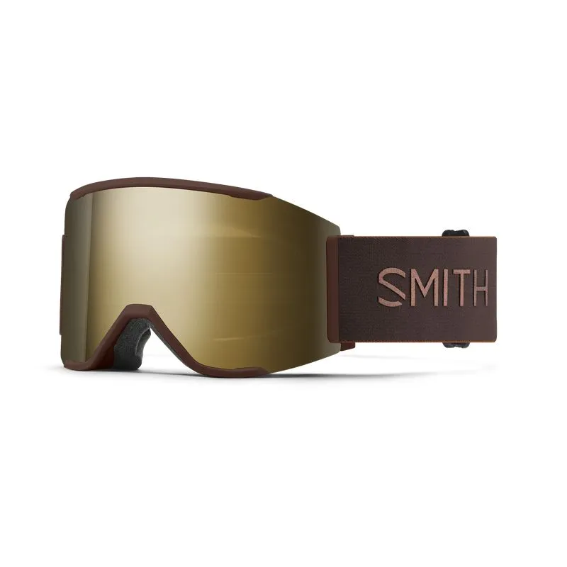 MáSCARA DE ESQUí SMITH SQUAD MAG (SEPIA LUXE  CHROMAPOP SUN BLACK GOLD MIRROR LENS)
