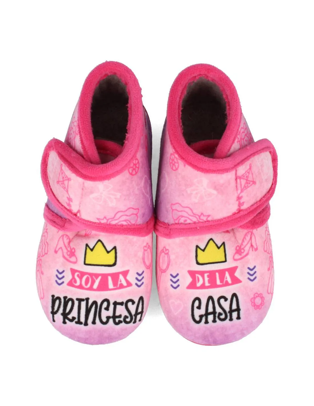 NATALIA  BOTITA DE CASA NIñA VELCRO PRINCESA DE LA CASA