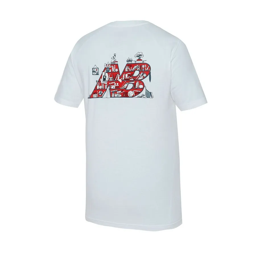 New Balance Camiseta Hombre MT41586 WT BLANCO