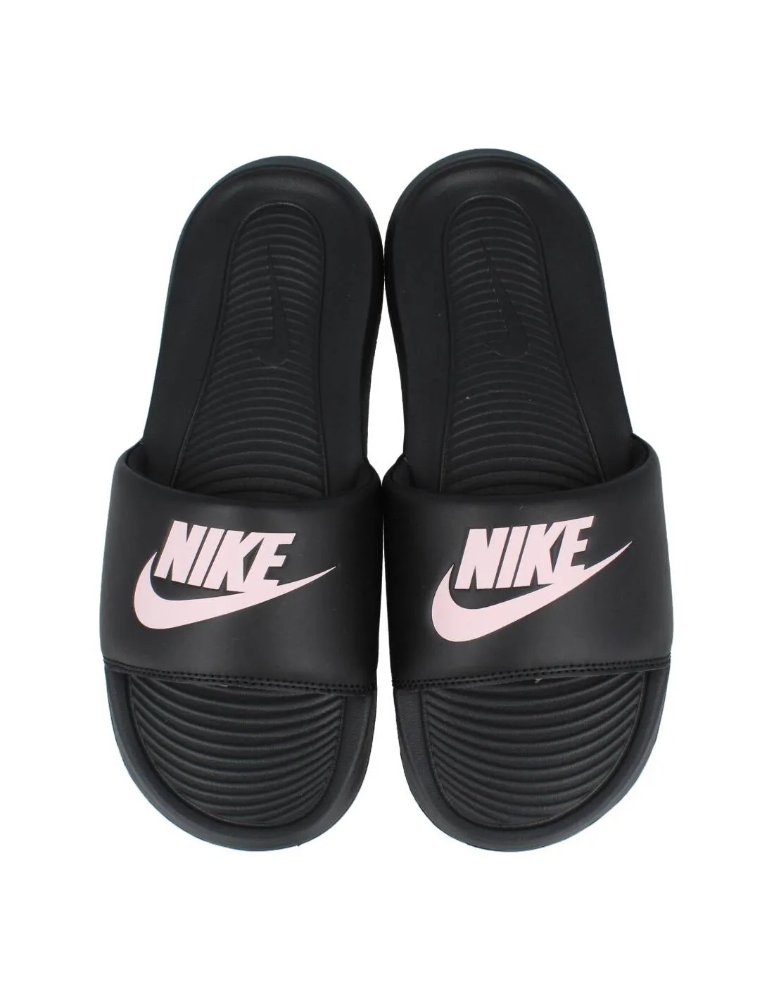 NIKE  CHANCLA W VICTORI ONE SLIDE NEGRO ROSA
