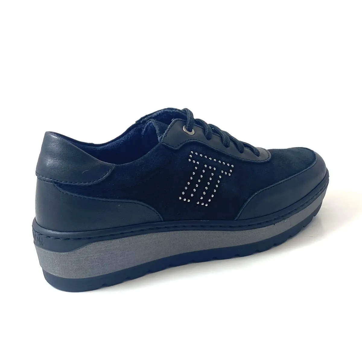 Notton deportivo piel en rebajas para mujer, negro N2829