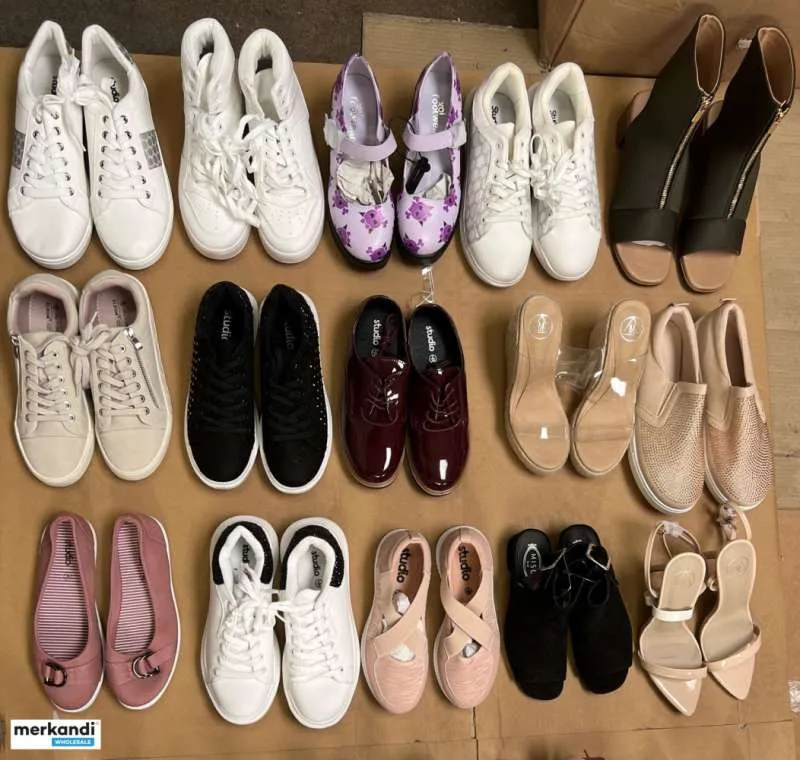 NUEVA MEZCLA DE ZAPATOS PLANOS, TACONES, CUñAS Y ZAPATOS PARA DAMAS  TALLAS DE MEZCLA