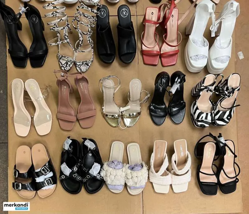NUEVA MEZCLA DE ZAPATOS PLANOS, TACONES, CUñAS Y ZAPATOS PARA DAMAS  TALLAS DE MEZCLA