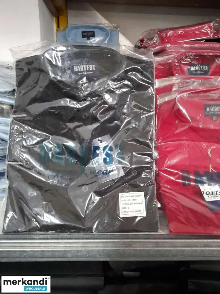 Oferta a granel: 14000 camisas de algodón de alta calidad para el comercio minorista y el comercio