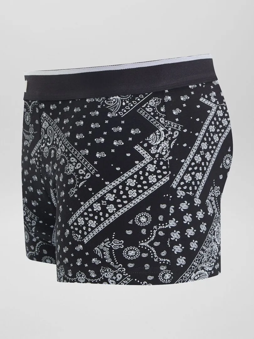 PACK DE 3 BOXERS ELáSTICOS  NEGRO