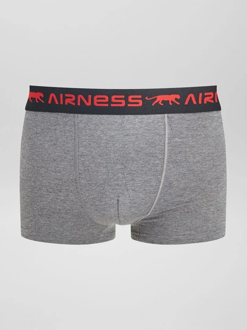 PACK DE 3 BOXERS 'AIRNESS'  ROJO