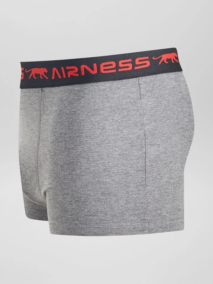 PACK DE 3 BOXERS 'AIRNESS'  ROJO