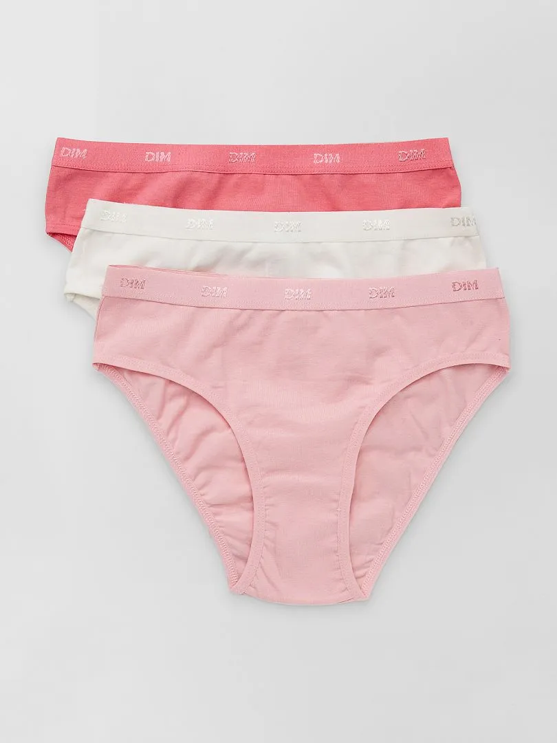 PACK DE 3 BRAGUITAS 'LES POCKETS' 'DIM'  BEIGE