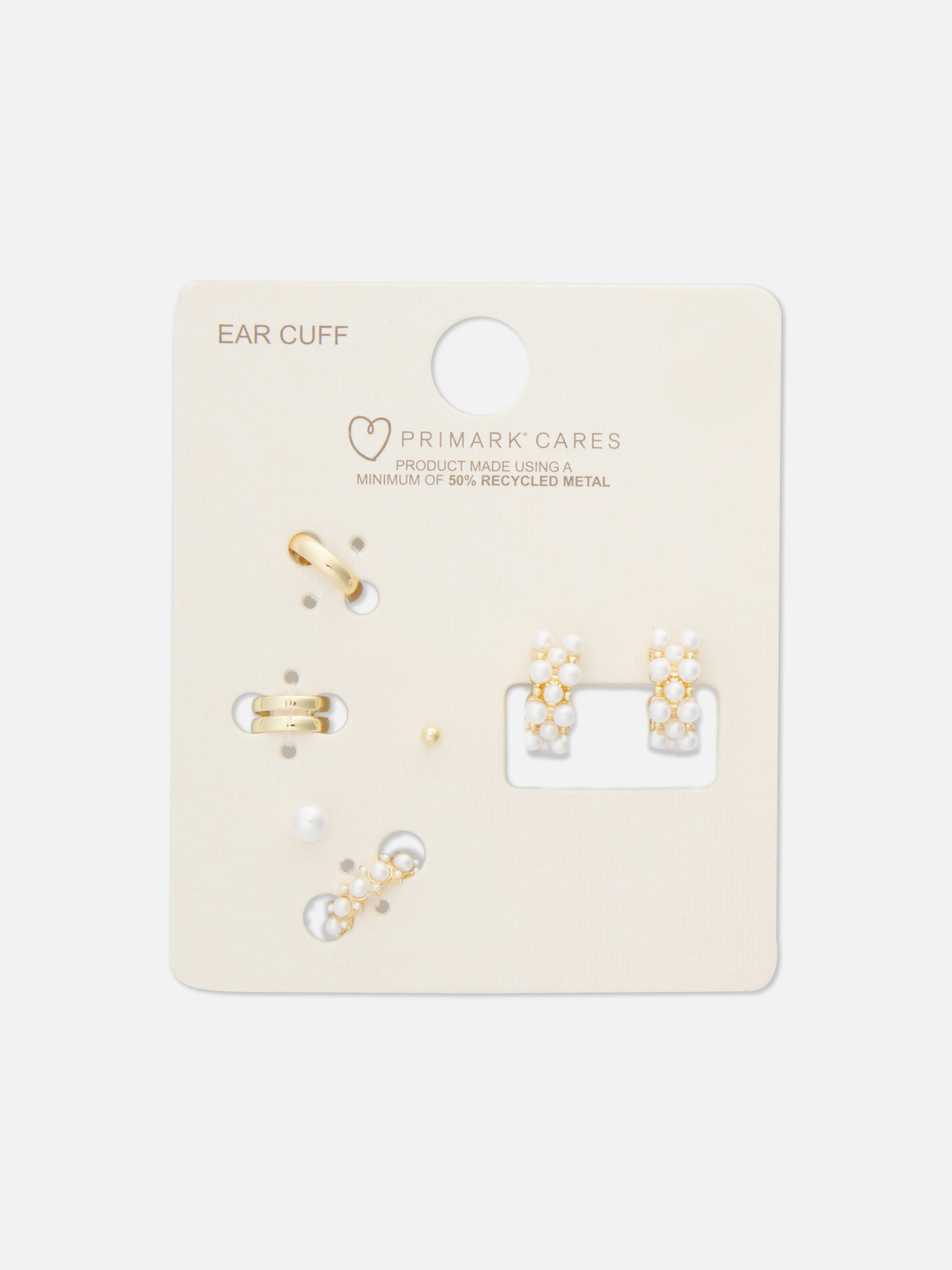 Pack de 6 pendientes con perlas sintéticas