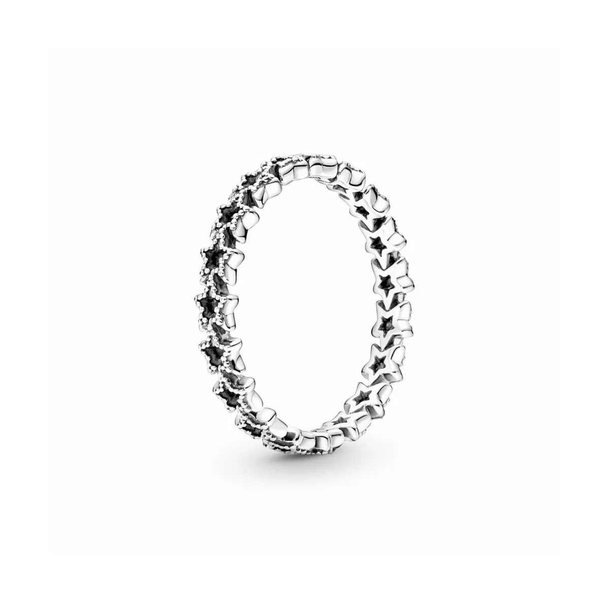 PANDORA ANILLO BANDA DE ESTRELLAS ASIMéTRICAS  PANDORA
