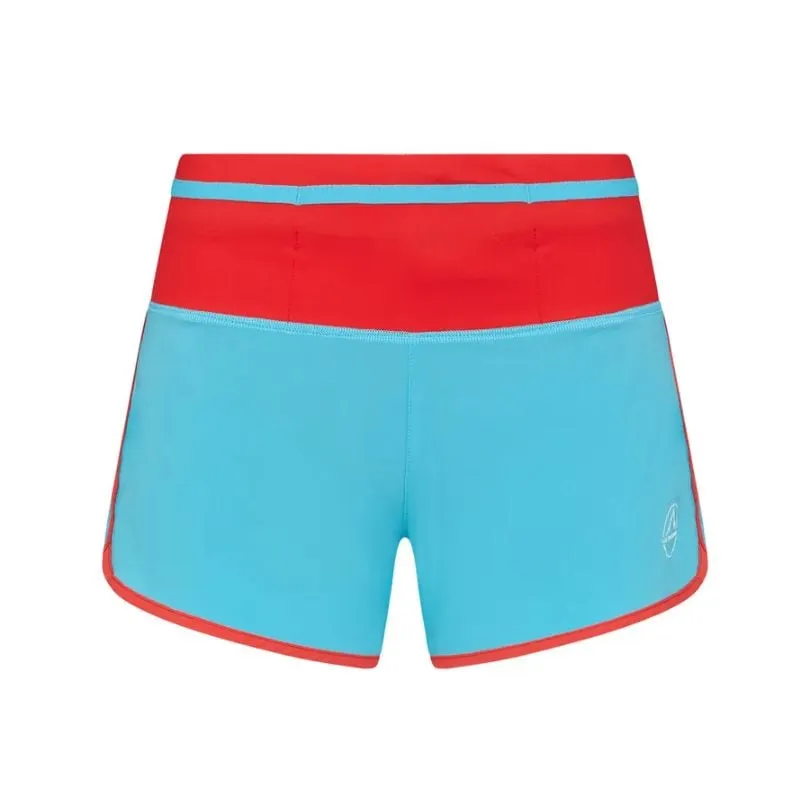 Pantalones cortos de trail running La Sportiva Vector Short (Malibu Blue/Hibiscus) mujer
