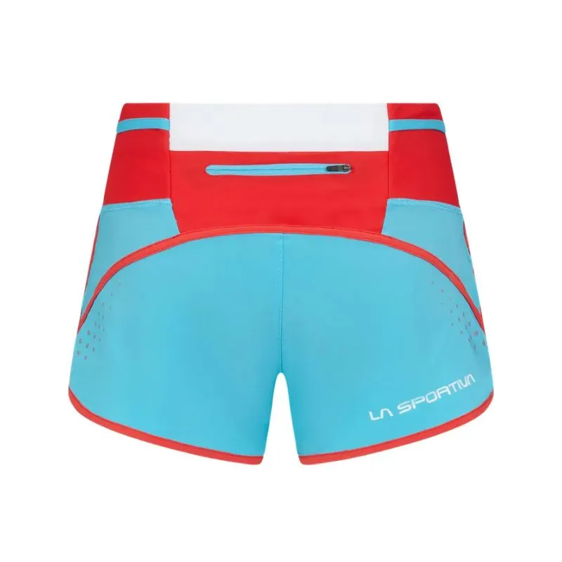 Pantalones cortos de trail running La Sportiva Vector Short (Malibu Blue/Hibiscus) mujer