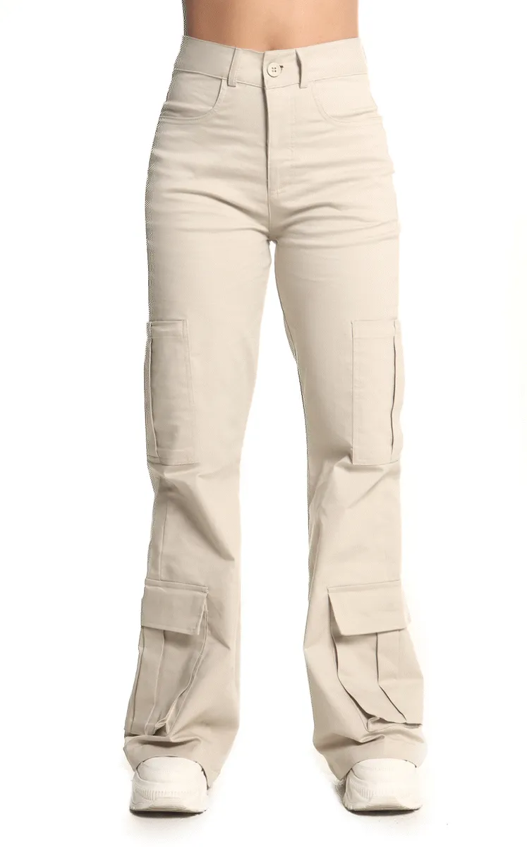 Pantalón Arena Flare Cargo