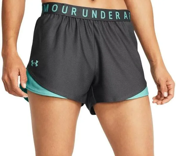 Pantalón corto UA Play Up 3.0 para mujer Gris