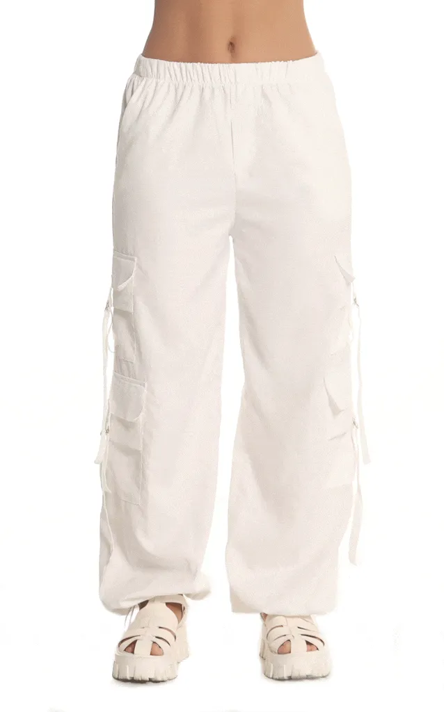 Pantalón Marfil Cargo