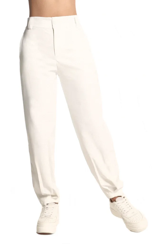 Pantalón Marfil Tipo Sastre