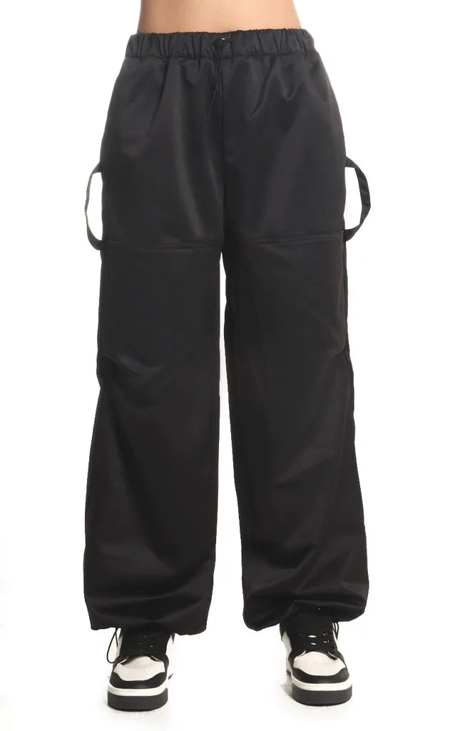 Pantalón Negro Cargo
