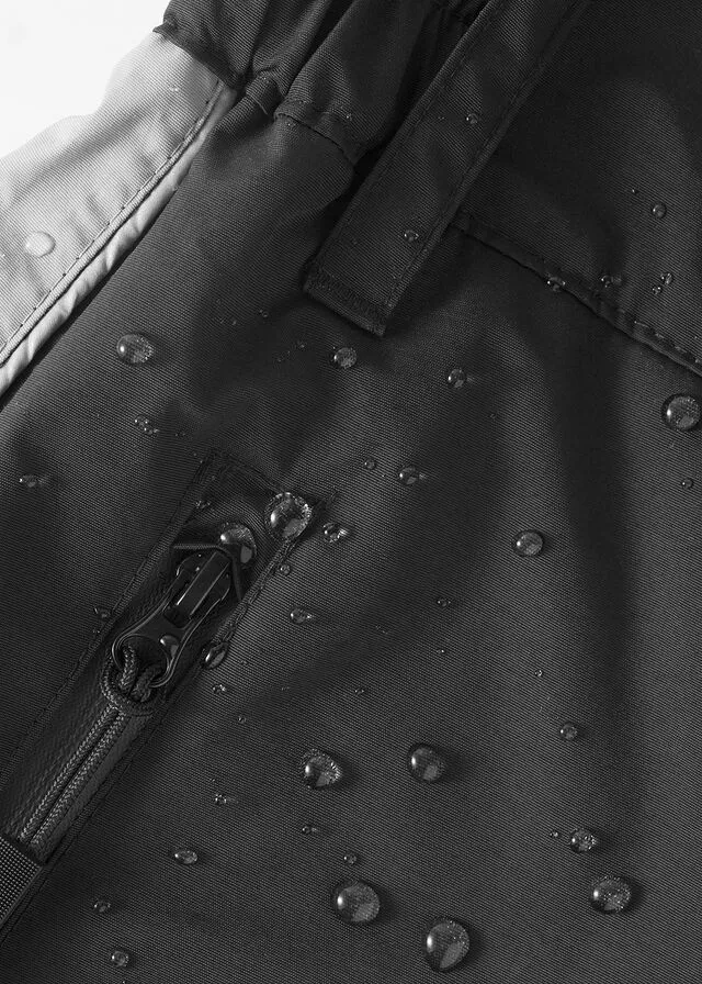 Pantalón térmico funcional con detalles reflectantes Negro