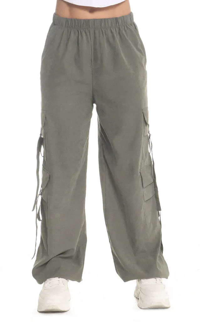 Pantalón Verde Militar Cargo