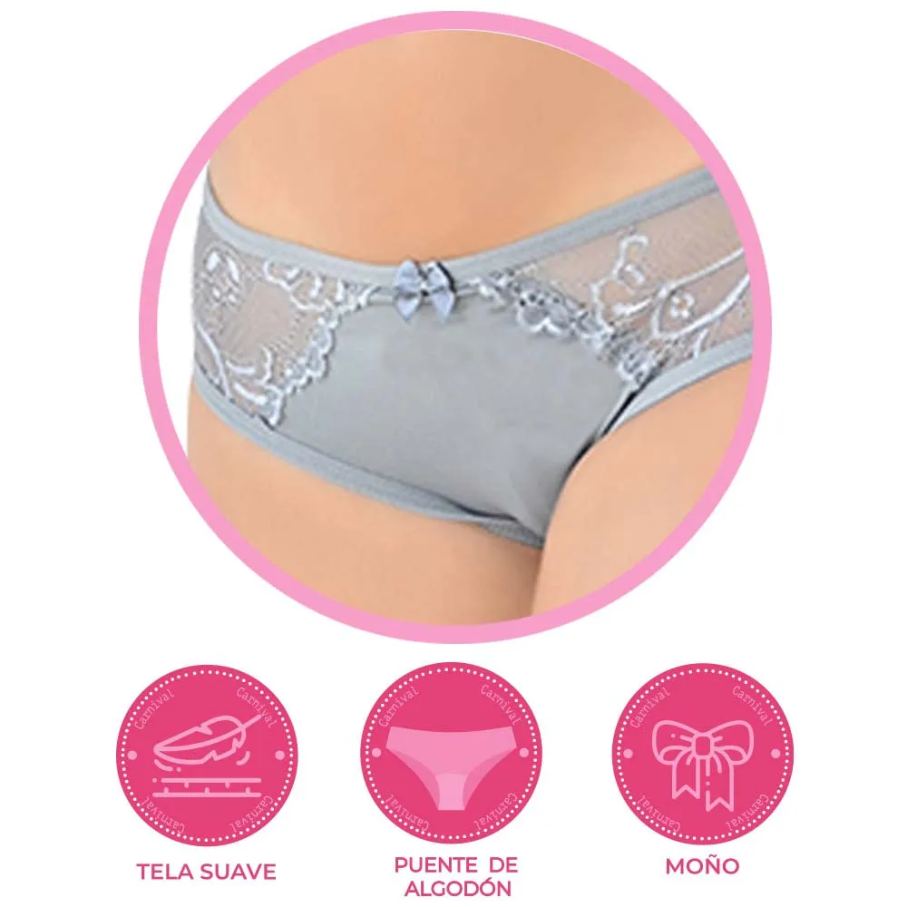 Pantie coordinable con detalles de encaje 74389 Carnival