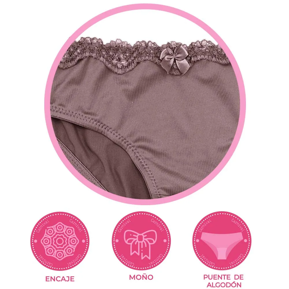 Pantie coordinable con detalles de encaje 74393 Carnival