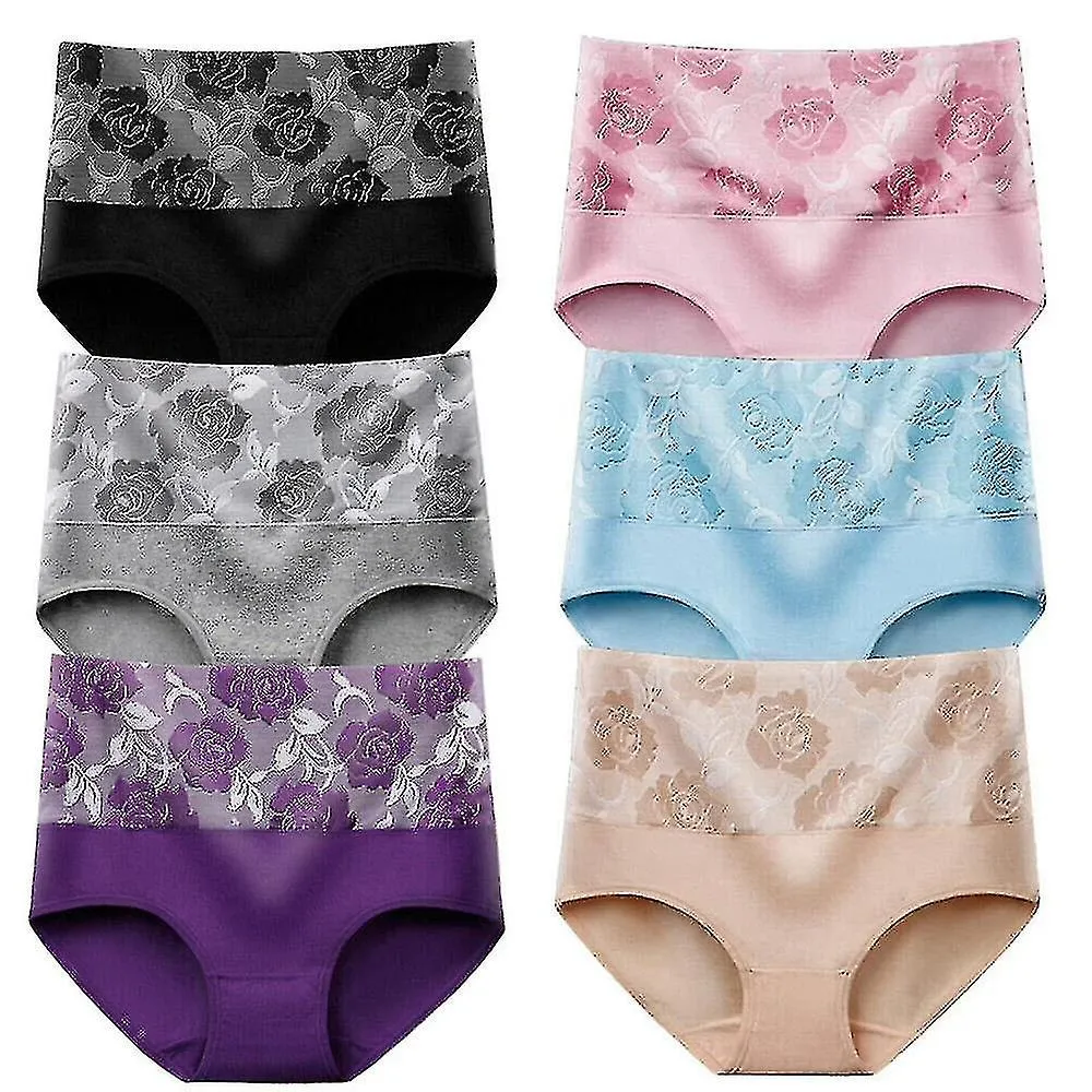 PAQUETE DE 6 ROPA INTERIOR A PRUEBA DE FUGAS PARA MUJER  PANTALONES DE PROTECCIóN CONTRA LA INCONTINENCIA