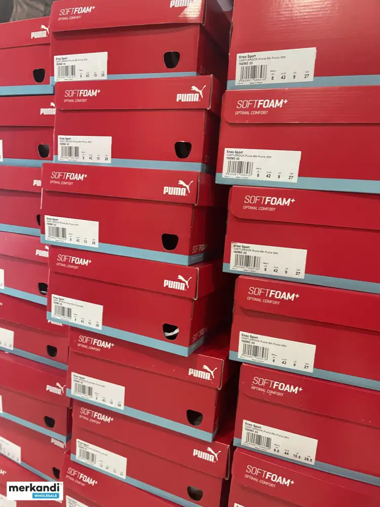 Paquete de stock zapatos deportivos marca puma reebok champion converse shoes
