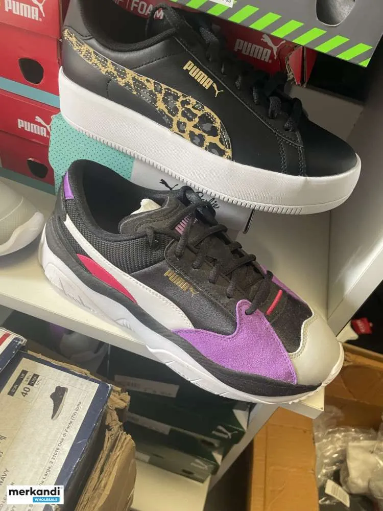 Paquete de stock zapatos deportivos marca puma reebok champion converse shoes
