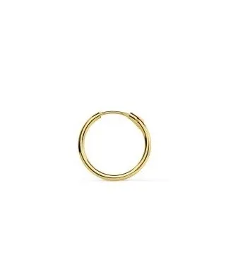 Pendiente Oro Aro 13 x 1,2 mm.