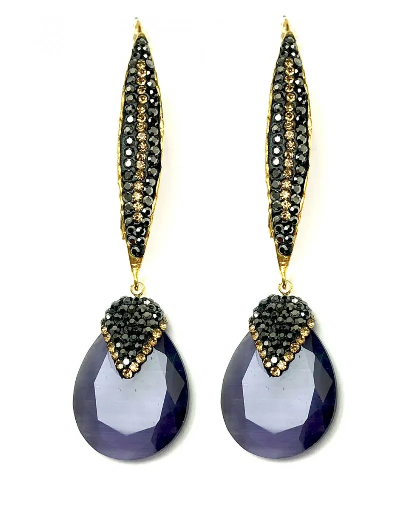 PENDIENTES LARGOS DE MUJER PARA UN LOOK DE FIESTA SOFISTICADO