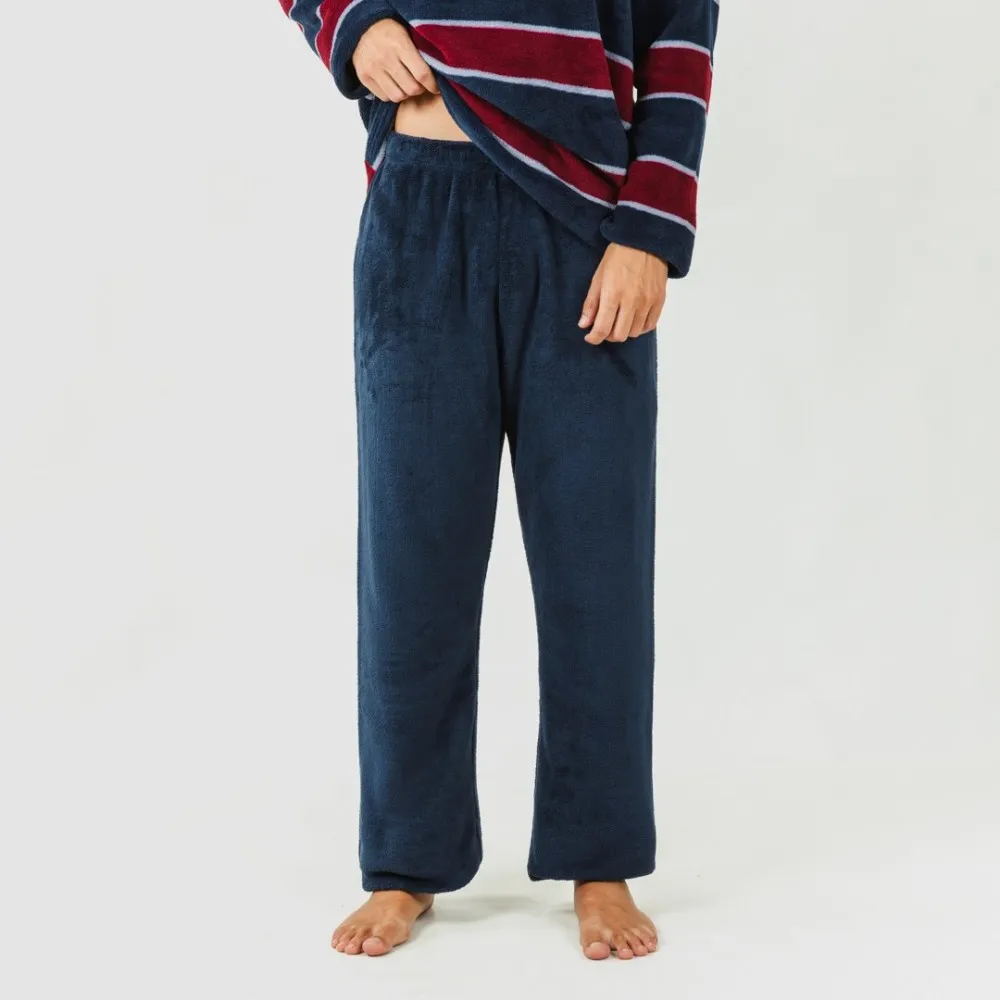 Pijama coral hombre Tadeo azul marino
