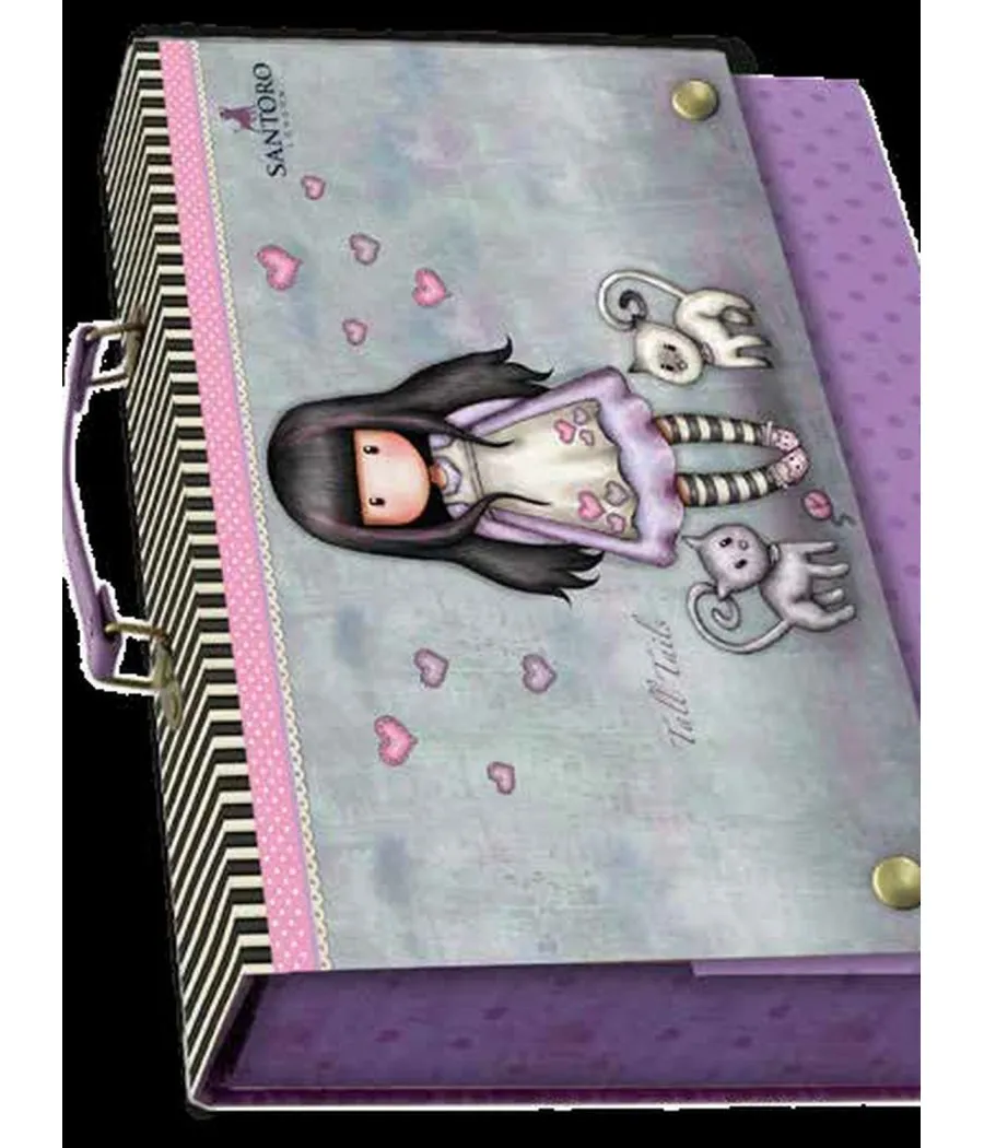 Pijama niña Santoro Tails regalo caja maletín