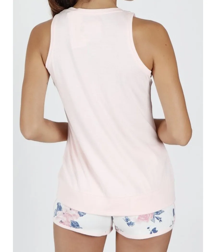 Pijama verano mujer Admas sin mangas La Vie En Rose algodón