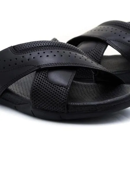 pinky kangaroos 8030 de piel negra para hombre