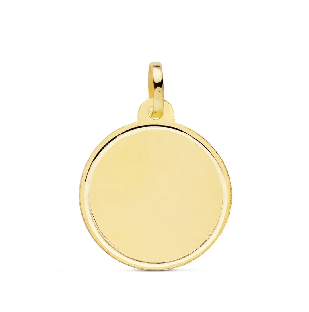 Placa Foto Oro 9k. 18 mm. Disco