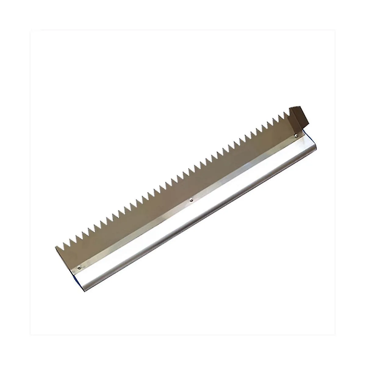 Plastering Trowel Triangular Trowel 10mm Eye 600mm Long Stainless Steel Adhesive / Mortar Tile Tool