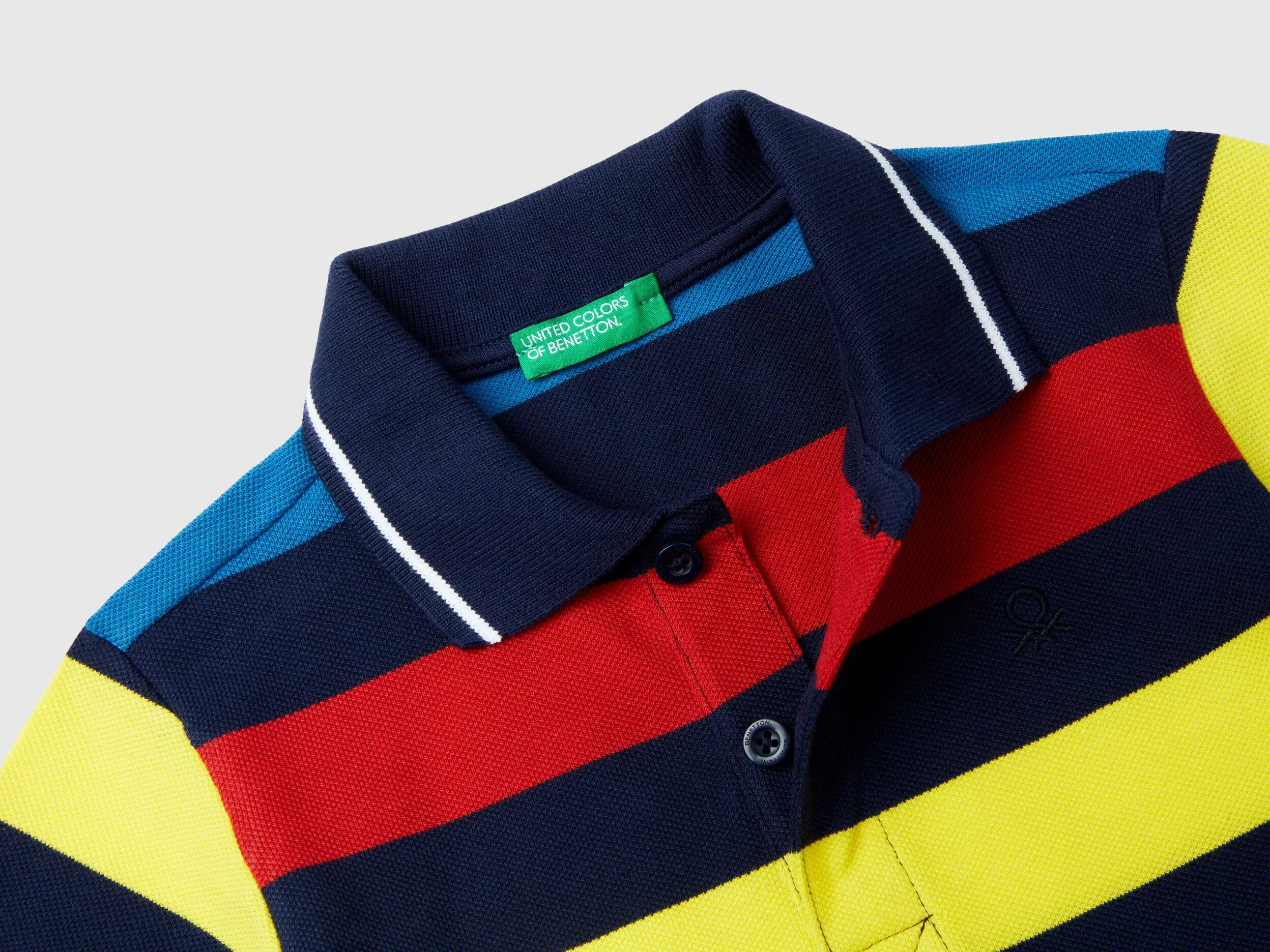Polo de manga corta de rayas