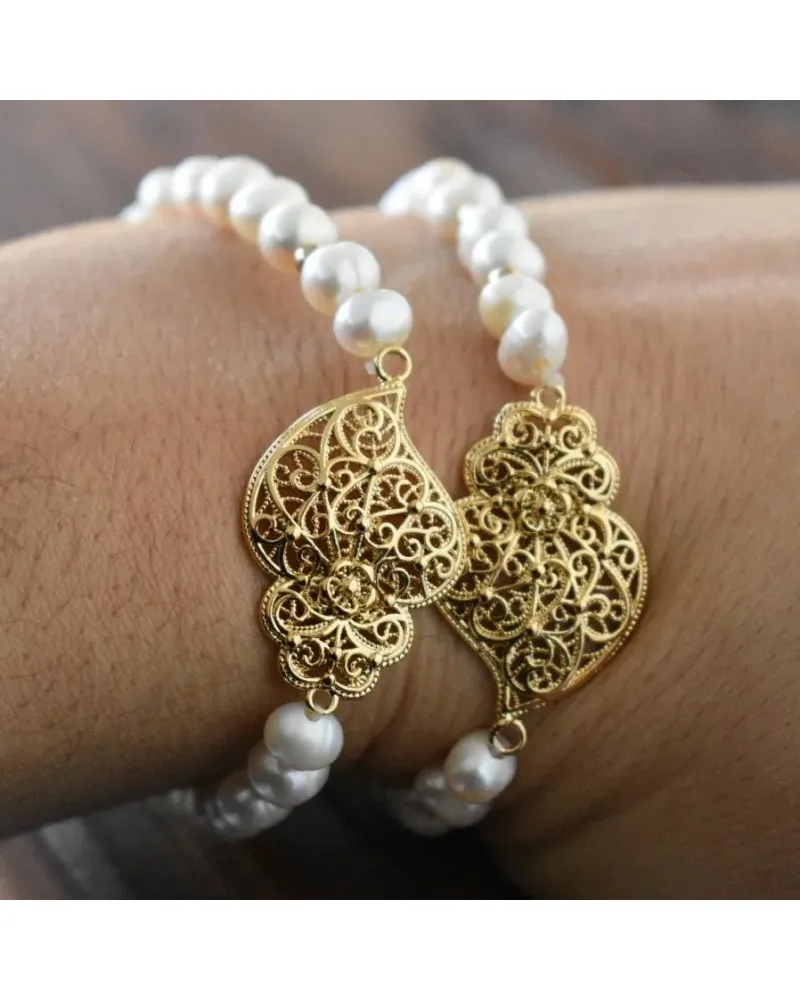 Pulsera de perlas ORO