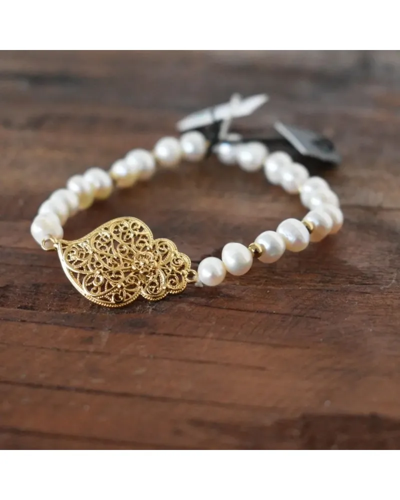 Pulsera de perlas ORO
