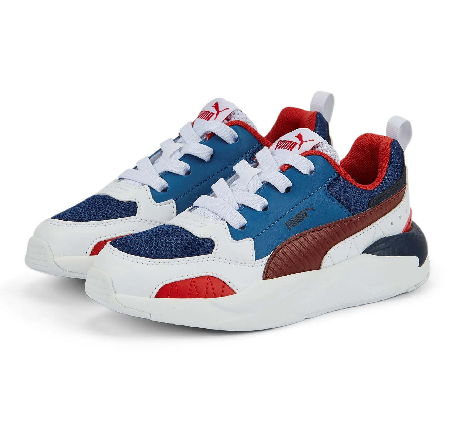 PUMA XRAY 2 SQUARE AC PS "WHITENAVY BLUE"