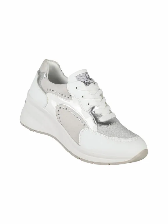 Queen Helena Zapatillas de mujer con cordones y cuña.